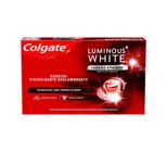 Pack Creme Dental Carvão Ativado Colgate Luminous White Caixa 3 Unidades 70g Cada