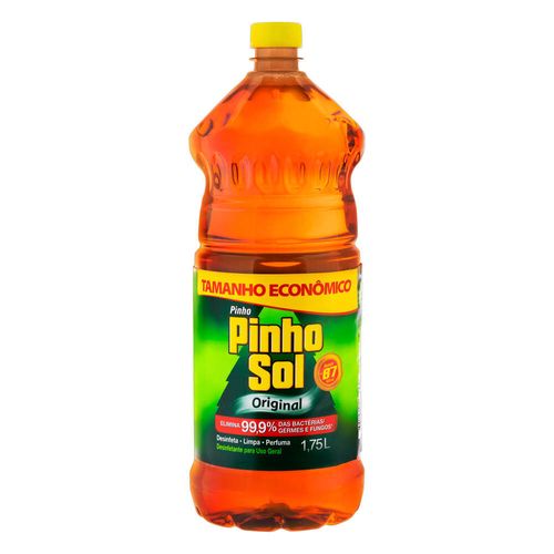 Desinfetante Uso Geral Original Pinho Sol Frasco 1,75l Tamanho Econômico