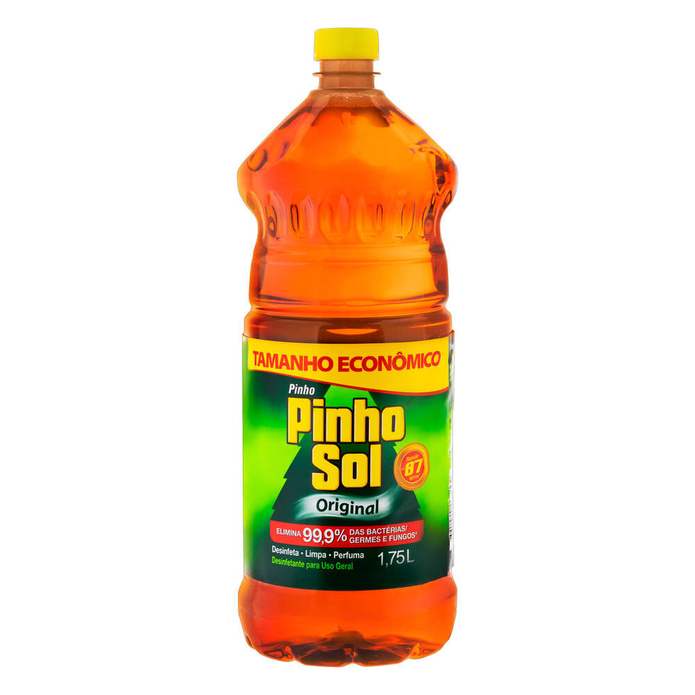 Desinfetante Uso Geral Original Pinho Sol Frasco 1,75l Tamanho ...