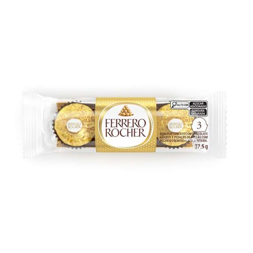Ferrero Rocher Com 3 Bombons 37,5g