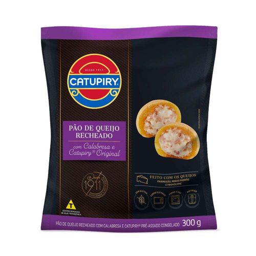 Pão de Queijo Recheio Calabresa e Catupiry 300g