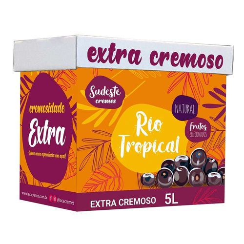 Açaí Rio Tropical Natural Extra Cremoso 5L