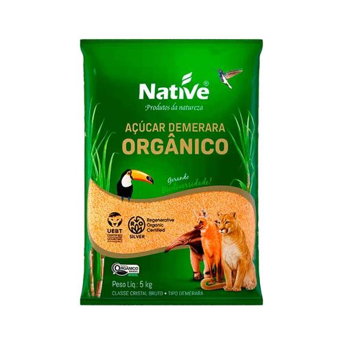 Açúcar Orgânico Demerara Native 5kg
