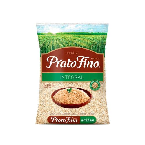 Arroz Integral Prato Fino 1Kg