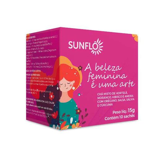 Chá Misto Sunflô Beleza Feminina 15g