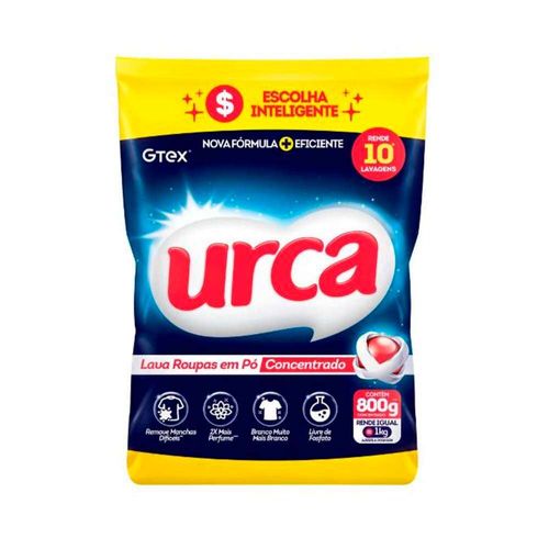 Sabão em Pó Urca Concentrado 800g
