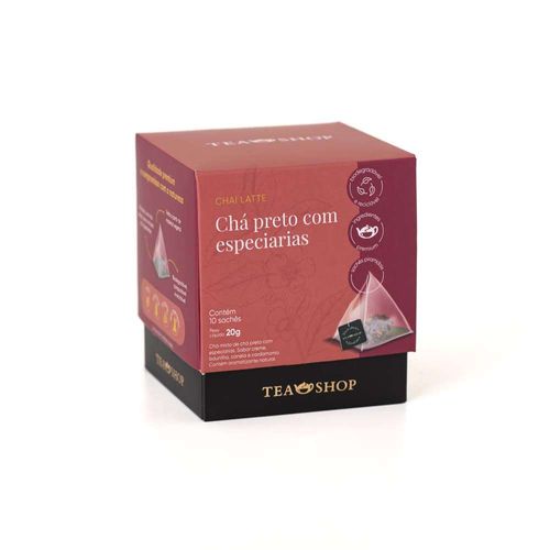 Chá Preto Tea Shop com Especiarias Caixa com 10 Sachês