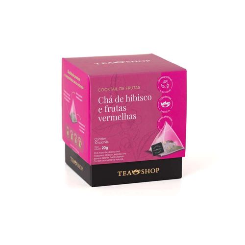 Chá Tea Shop Hibisco com Frutas Vermelhas Caixa com 10 Sachês