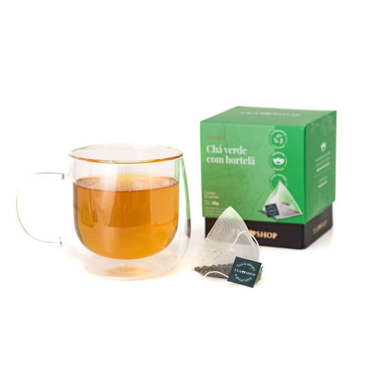 Cha-Verde-Tea-Shop-com-Hortela-Caixa-com-10-Saches