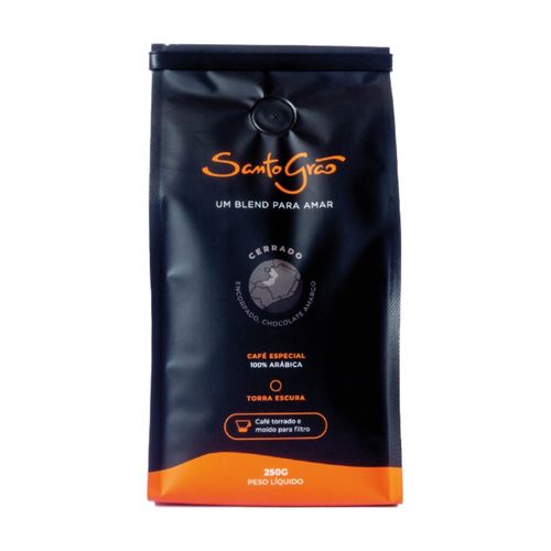 Café Torrado E Moído Santo Grão Cerrado De Minas 250g