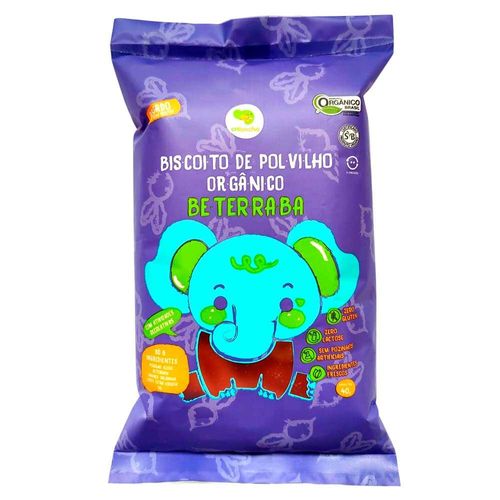 Biscoito de Polvilho Orgânico Crilancha Beterraba 40g