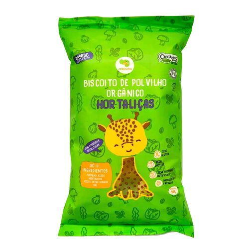 Biscoito de Polvilho Orgânico Crilancha Hortaliças 40g