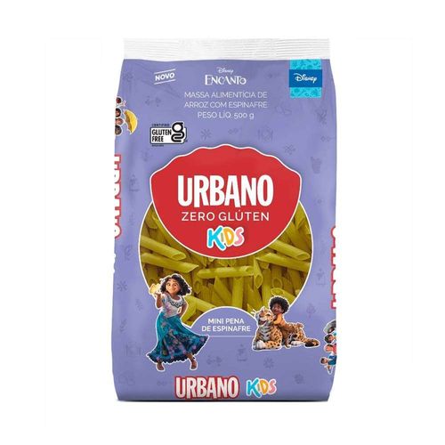 Massa de Arroz Urbano Kids Pena Espinafre 500g