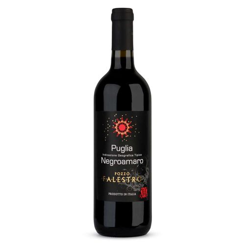 Vinho Tinto Italiano Falestro Negroamaro Garrafa 750ml