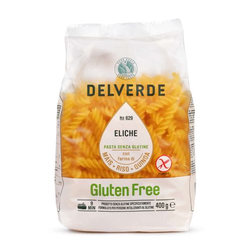 Massa Italiana Delverde Eliche sem Glúten 400g