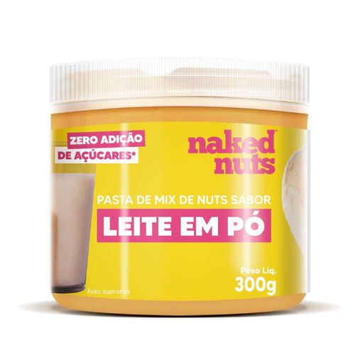 Pasta de Mix de Nuts sabor Leite em Pó Naked Nuts 300g