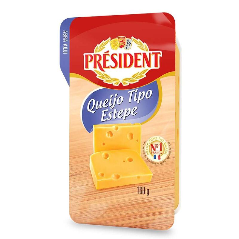 Queijo-Tipo-Estepe-President-160g