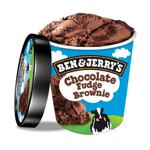Sorvete Ben E Jerry'S Chocolate Fudge Brownie Pote 458ml
