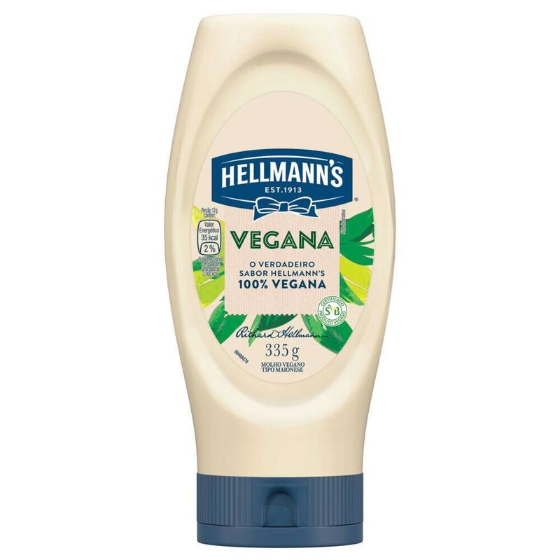 Maionese-Hellmanns-Vegana-Top-Down-335g