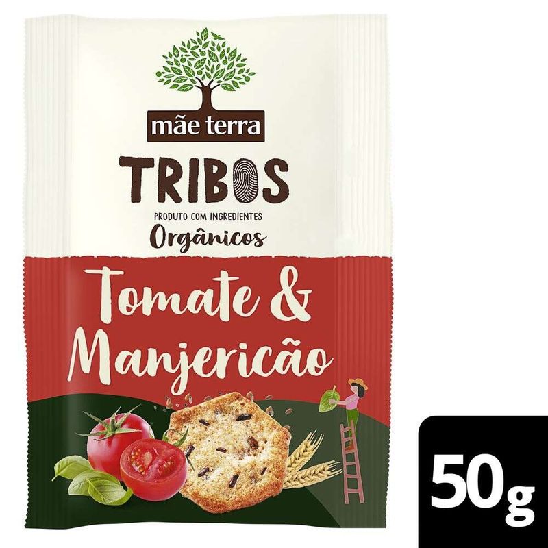 Biscoito-Salgado-Organico-Mae-Terra-Tribos-Tomate-e-Manjericao-50g