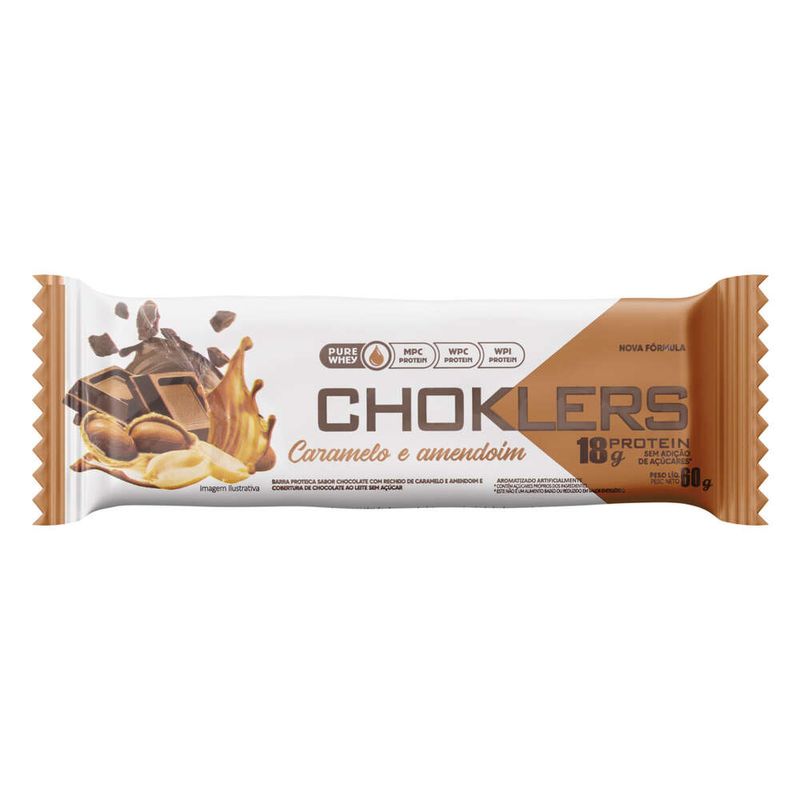 Barra-de-Proteina-Chocolate-Cobertura-Chocolate-ao-Leite-Mix-Nutri-Choklers-Pacote-60g