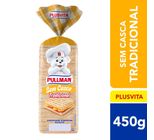 Pão De Fôrma Sem Casca Plus Vita Tradicional 450g