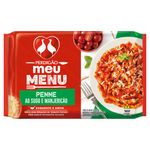 Penne-ao-Molho-Sugo-e-Manjericao-com-Queijo-Parmesao-Ralado-Perdigao-Meu-Menu-Pacote-300g