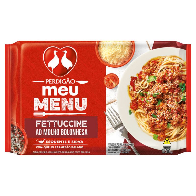 Fettuccine-ao-Molho-Bolonhesa-com-Queijo-Parmesao-Ralado-Perdigao-Meu-Menu-Pacote-300g