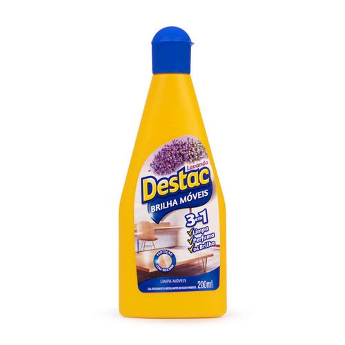 Brilha-Móveis Lavanda Destac Squeeze 200ml