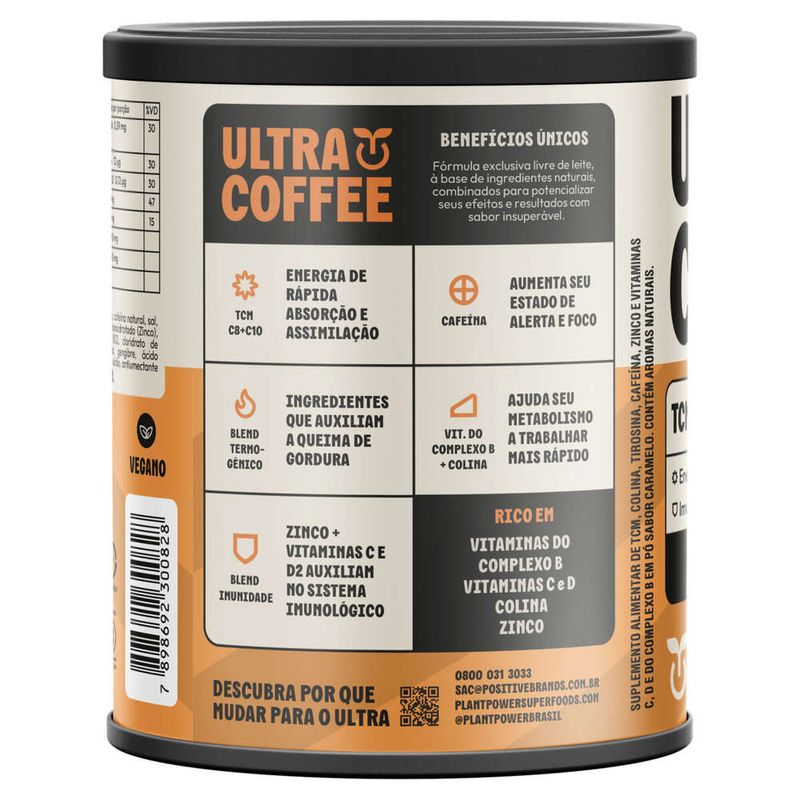 Suplemento-Alimentar-Po-Caramelo-Plant-Power-Ultracoffee-Lata-220g