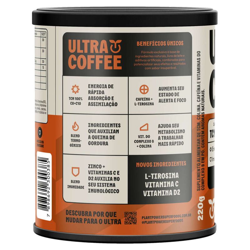 Suplemento-Alimentar-Po-Chocolate-Plant-Power-Ultracoffee-Lata-220g