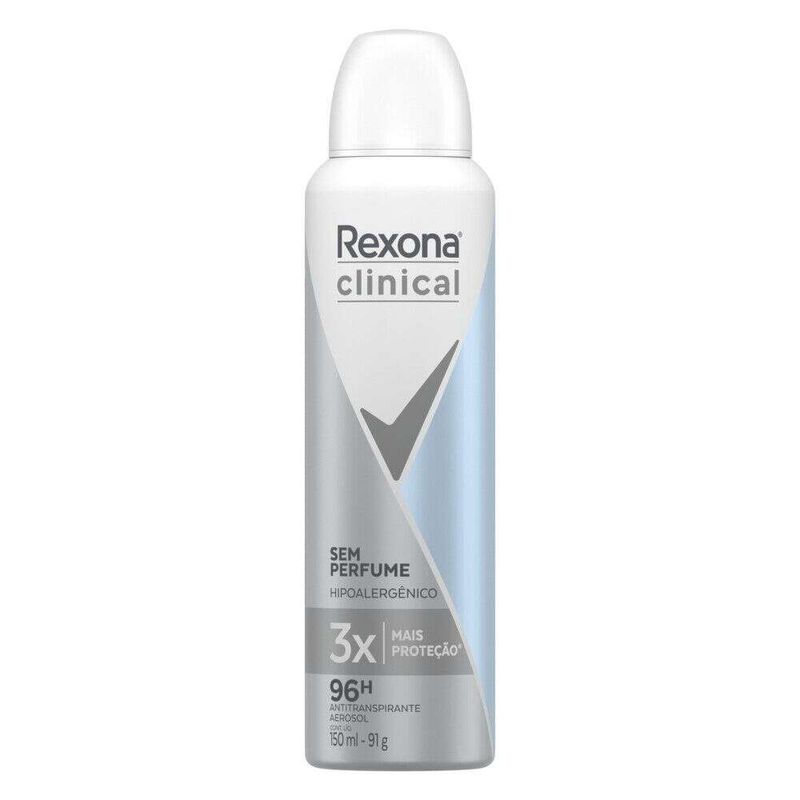 Antitranspirante-AerosolRexona-Clinical-Sem-perfume-150ml