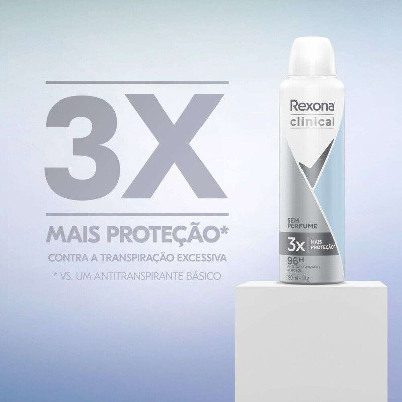 Antitranspirante-AerosolRexona-Clinical-Sem-perfume-150ml