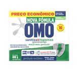 Sabão em Pó Omo Lavagem Perfeita Sanitiza e Higieniza Caixa 800g
