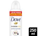 Desodorante Antitranspirante Aerosol Dove Invisible Dry 250 ml