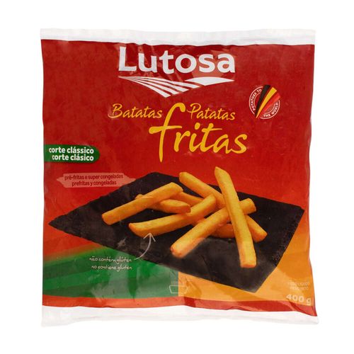 Batata Congelada Belga Lutosa Pré Frita Em Palitos Pacote 400g