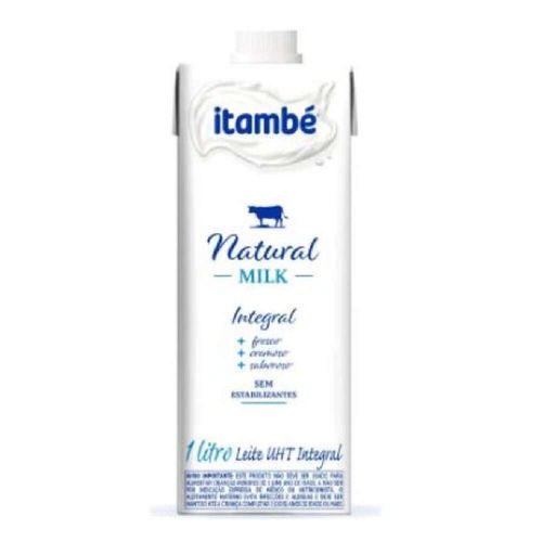 Leite Longa Vida Integral Itambé Natural Milk Tetra Pak 1L