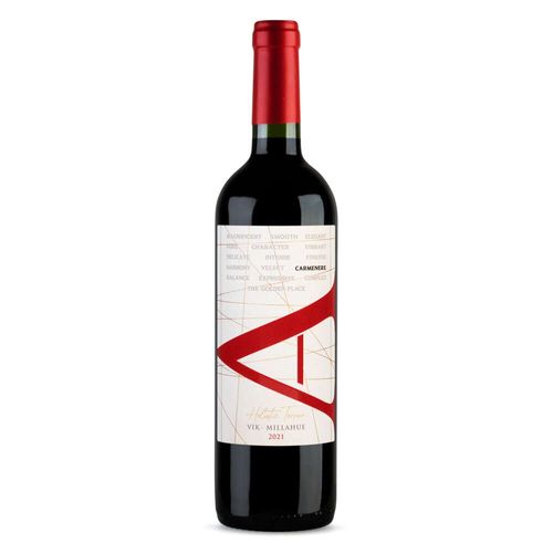 Vinho Tinto Chileno Vik Carmenere Garrafa 750ml