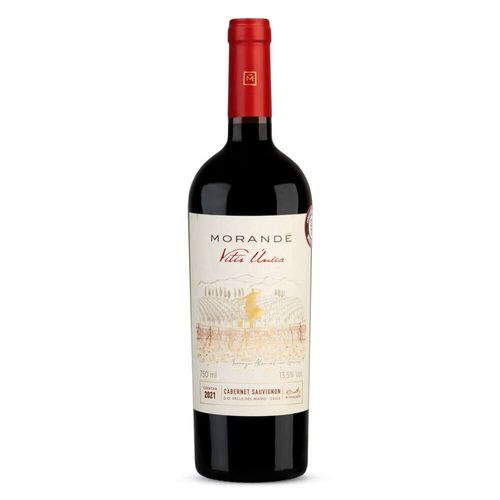Vinho Tinto Chileno Morandé Vitis Única Cabernet Sauvignon Garrafa 750ml