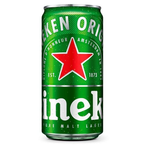Cerveja Lager Puro Malte Heineken Gelada Lata 269ml