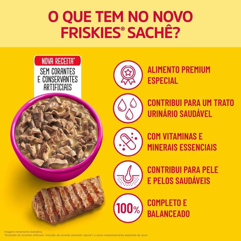 Racao-Para-Gatos-Friskies-Carne-Ao-Molho-Sache-85g