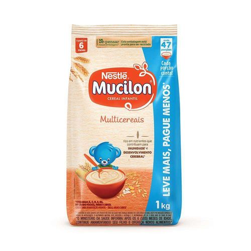 Cereal Infantil Mucilon Multicereais 1kg