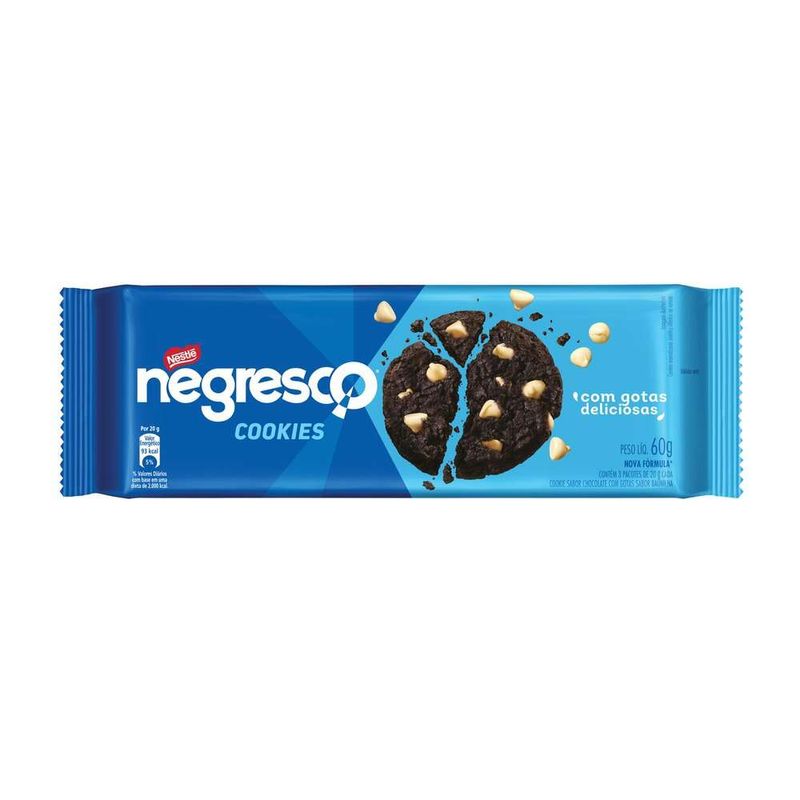 Biscoito-Cookie-Chocolate-com-Gotas-de-Baunilha-Negresco-Pacote-60g