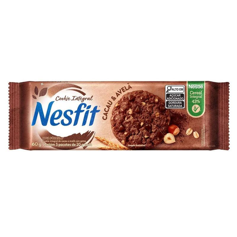 Cookie-Nesfit-Cacau-e-Avela-60g
