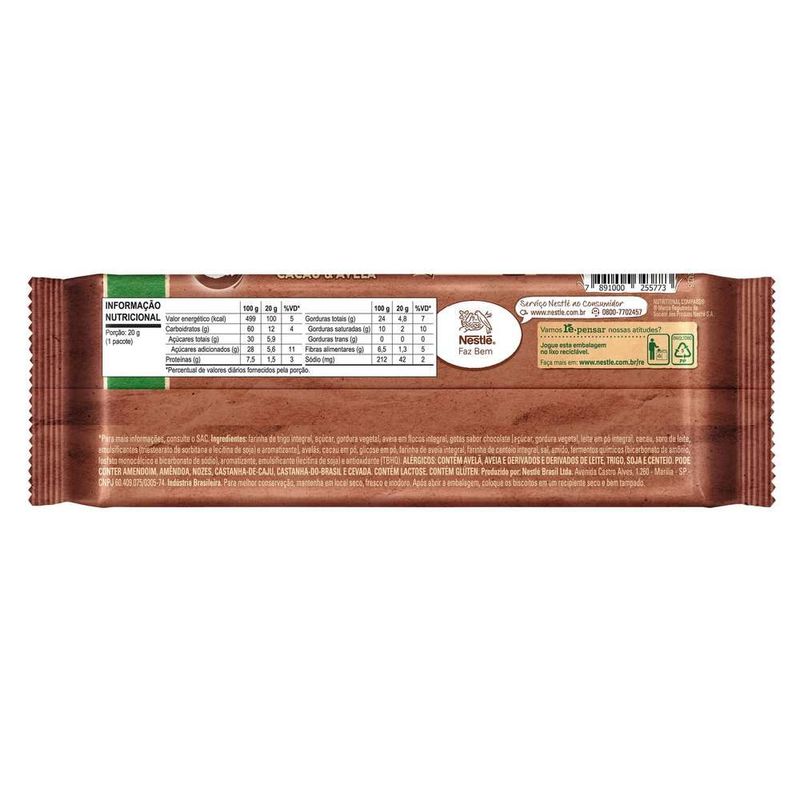 Cookie-Nesfit-Cacau-e-Avela-60g