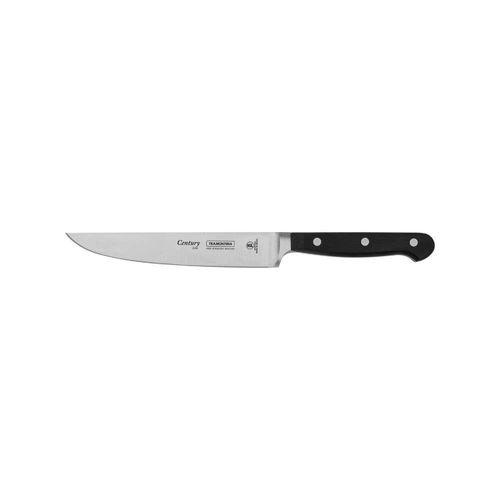 Faca para Cozinha Tramontina Century com Lâmina em Aço Inox e Cabo de Policarbonato e Fibra de Vidro 6"