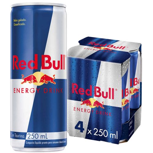 Energético Red Bull Energy Drink 250 ml (4 latas)