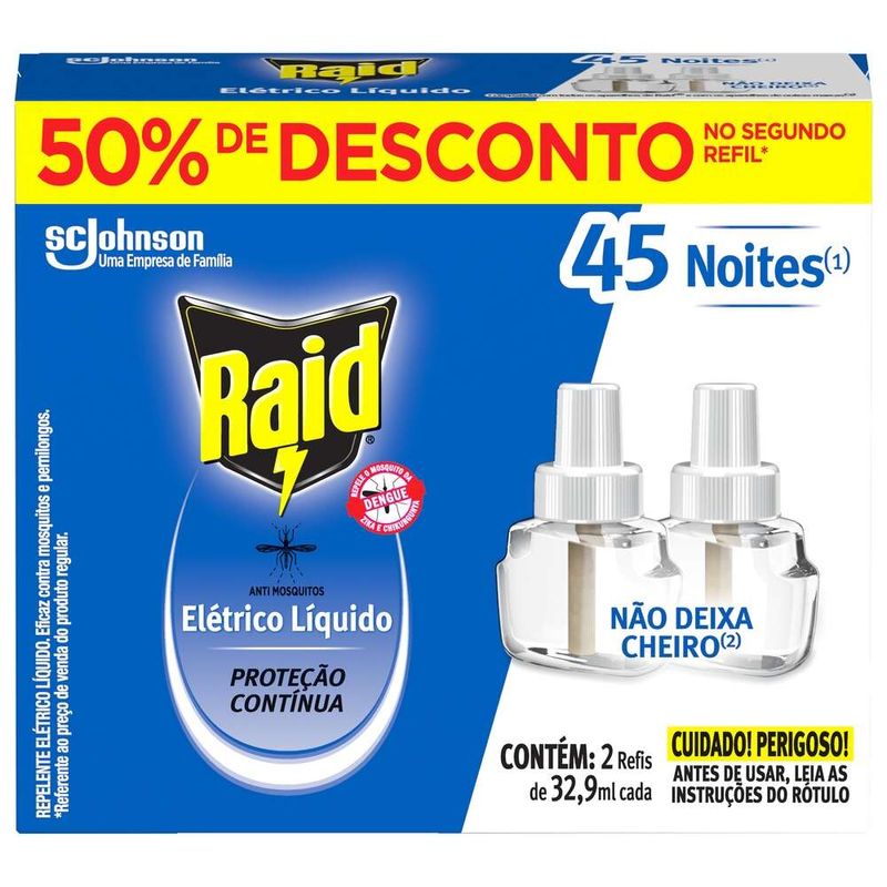 Repelente-Refil-Eletrico-Raid-45-Noites-Com-2-Unidades-329-Ml-Cada