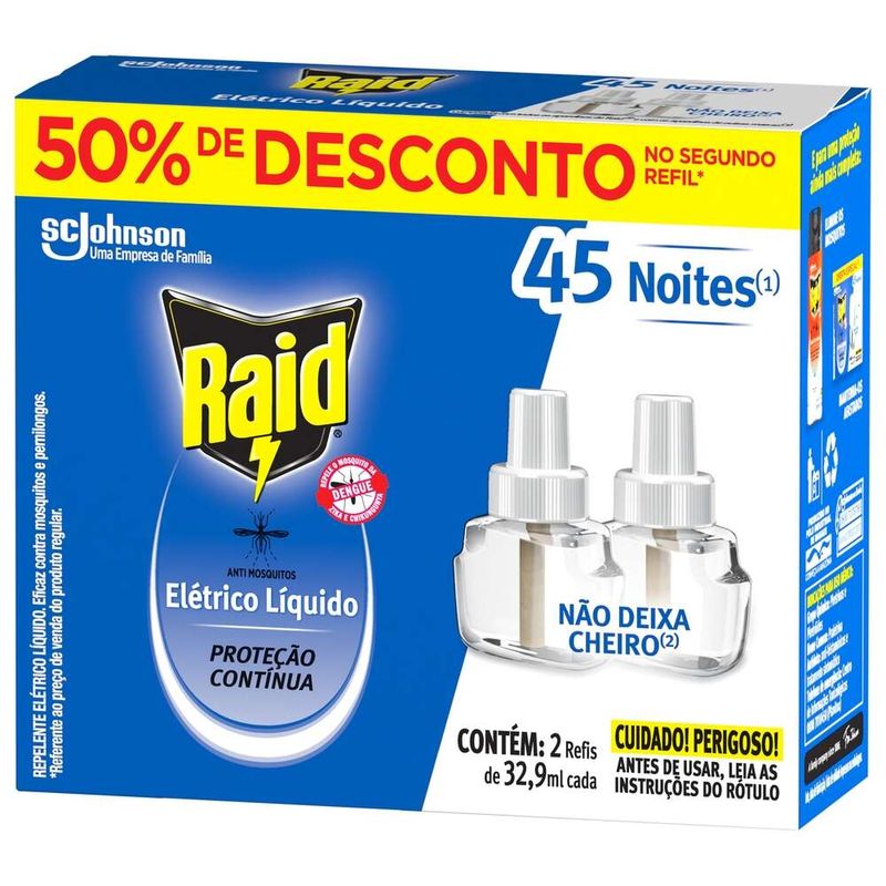 Repelente-Refil-Eletrico-Raid-45-Noites-Com-2-Unidades-329-Ml-Cada