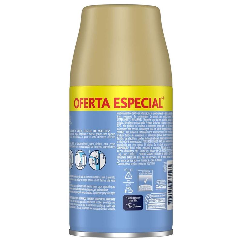 Purificador-De-Ar-Glade-Toque-De-Maciez-Refil-Automatico-20--Gratis-269-ml